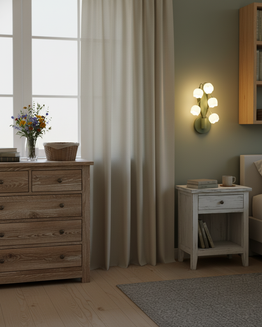 Sara Orchid Wall Lamp