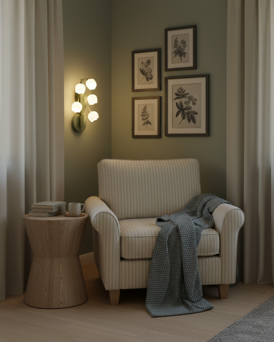 Sara Orchid Wall Lamp