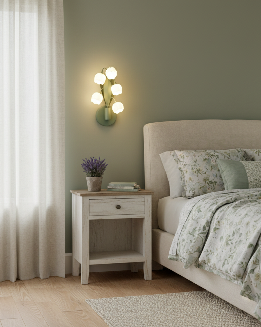 Sara Orchid Wall Lamp