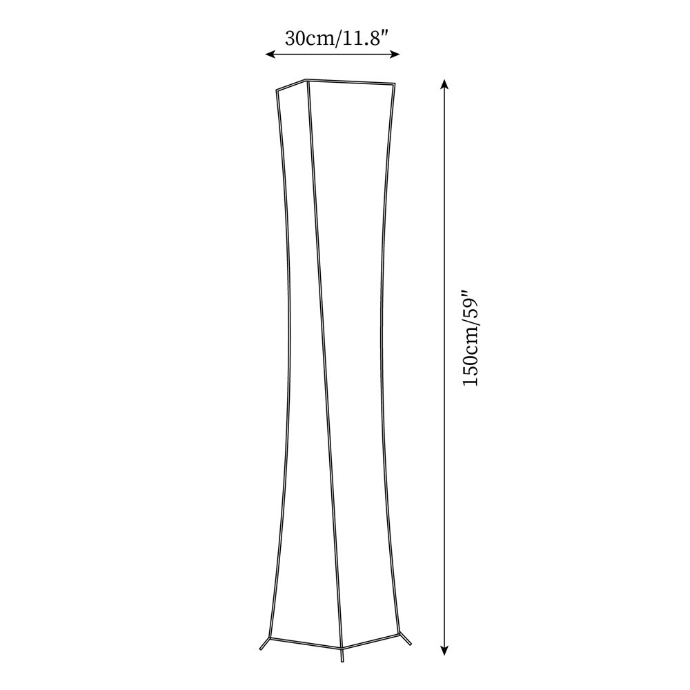 Saura Floor Lamp 11.8″- 59″