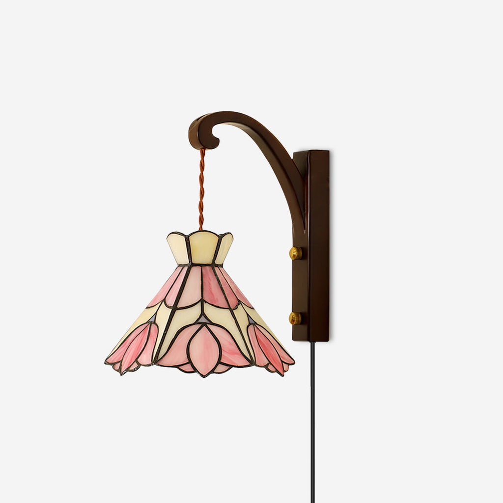 Serena Tiffany Plug In Wall Lamp
