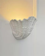 Shell Plaster Wall Lamp