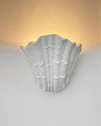 Shell Plaster Wall Lamp