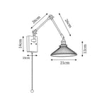 Silverton Swing Arm Wall Lamp