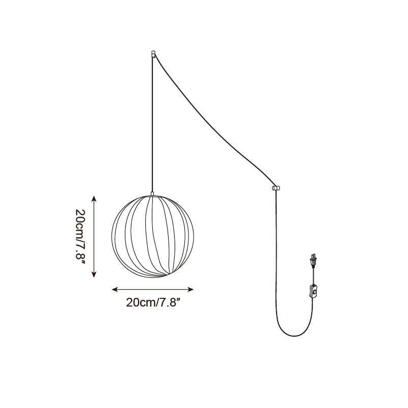 Solstice Plug In Pendant Lamp