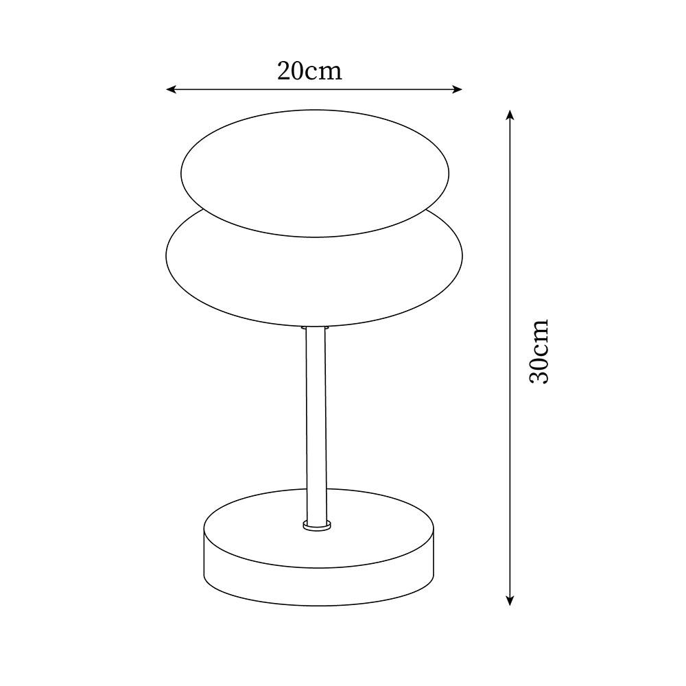 Sonika Glass Table Lamp