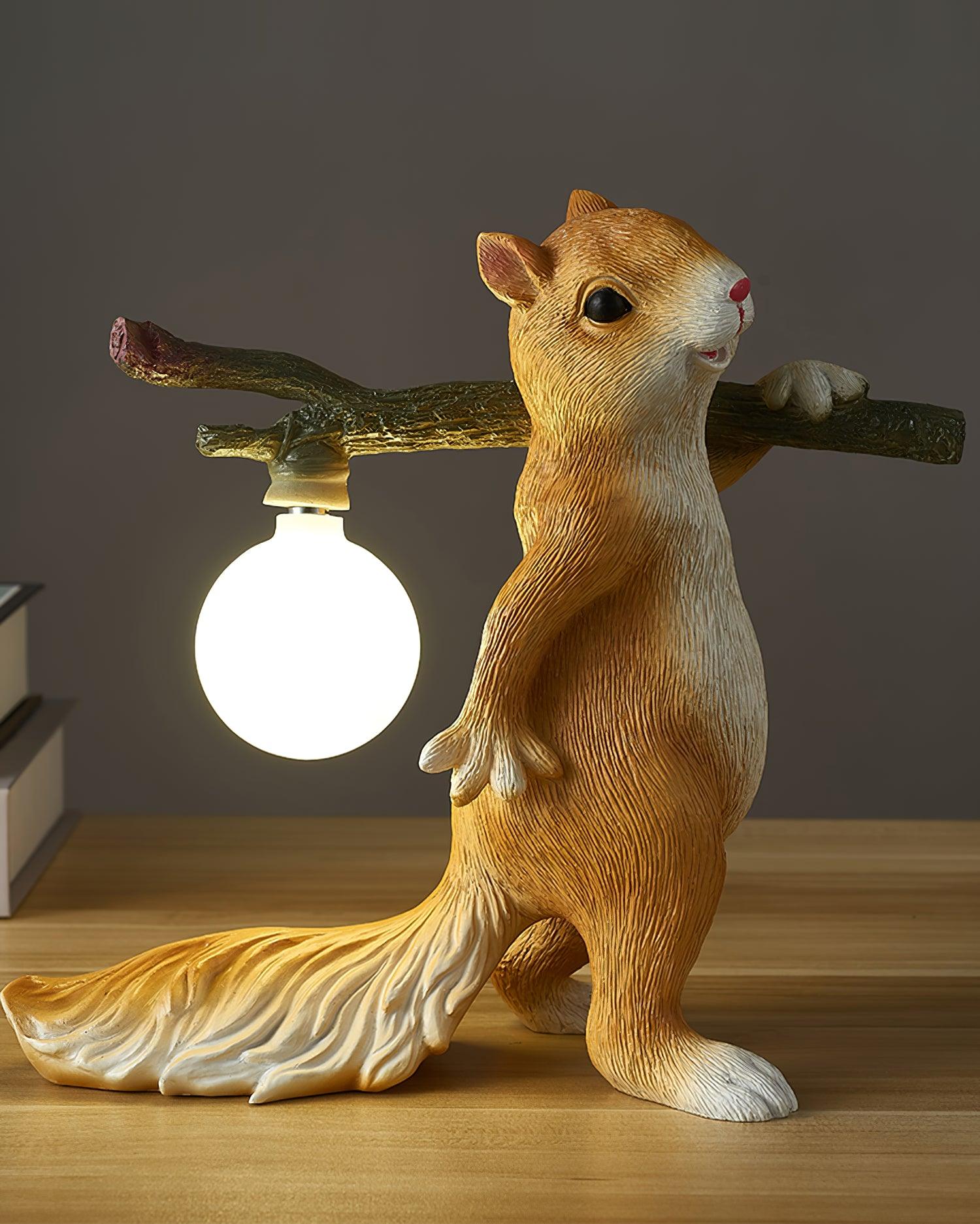 Squirrel Table Lamp