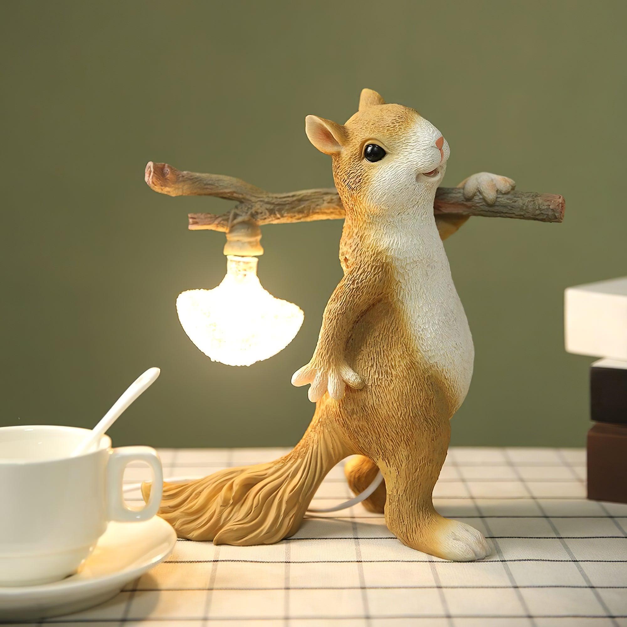 Squirrel Table Lamp