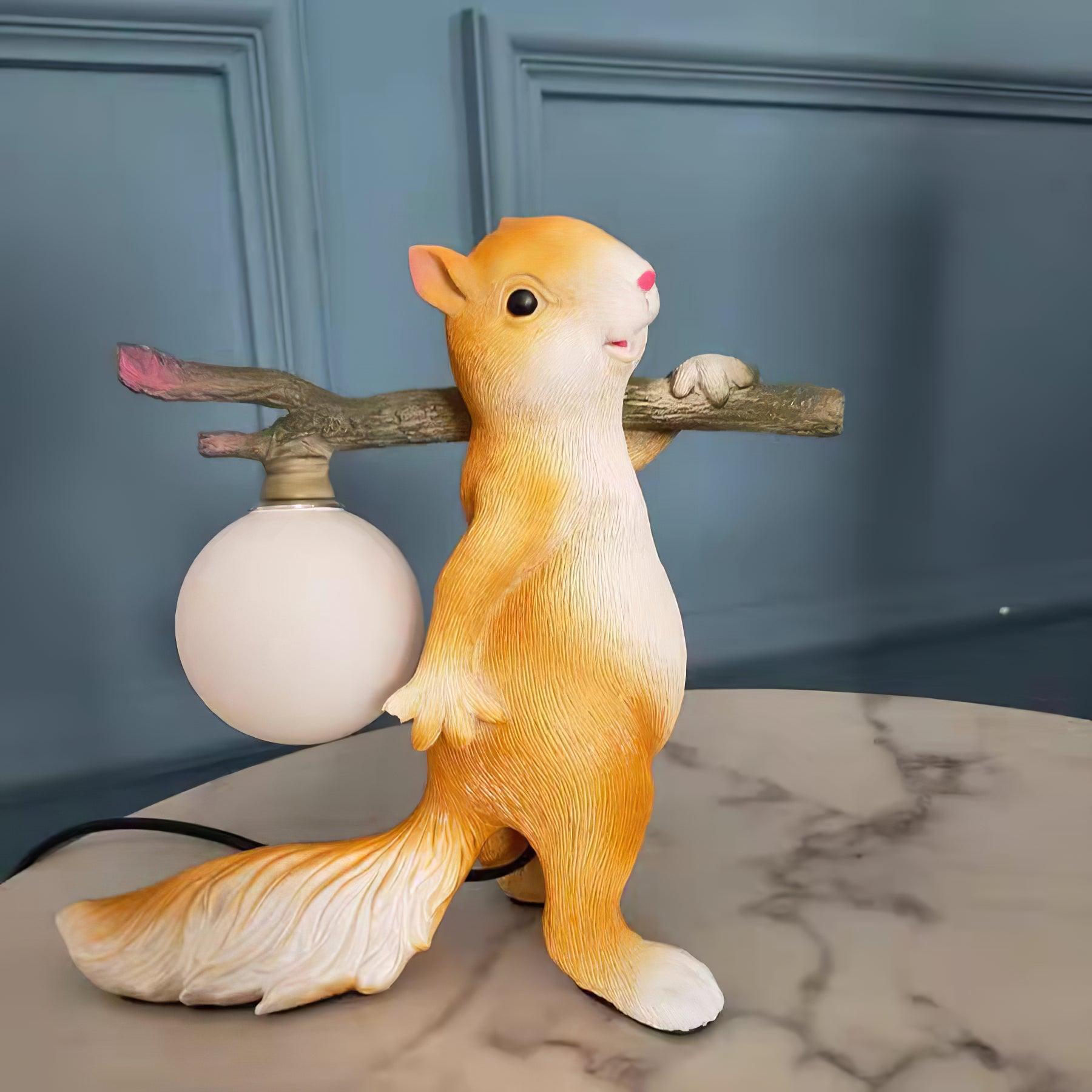 Squirrel Table Lamp