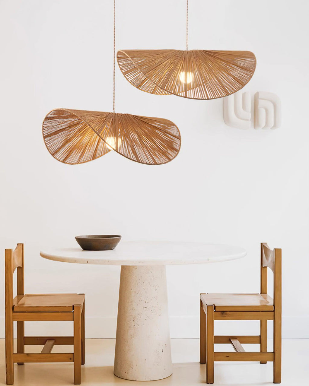 Straw Hat Pendant Light