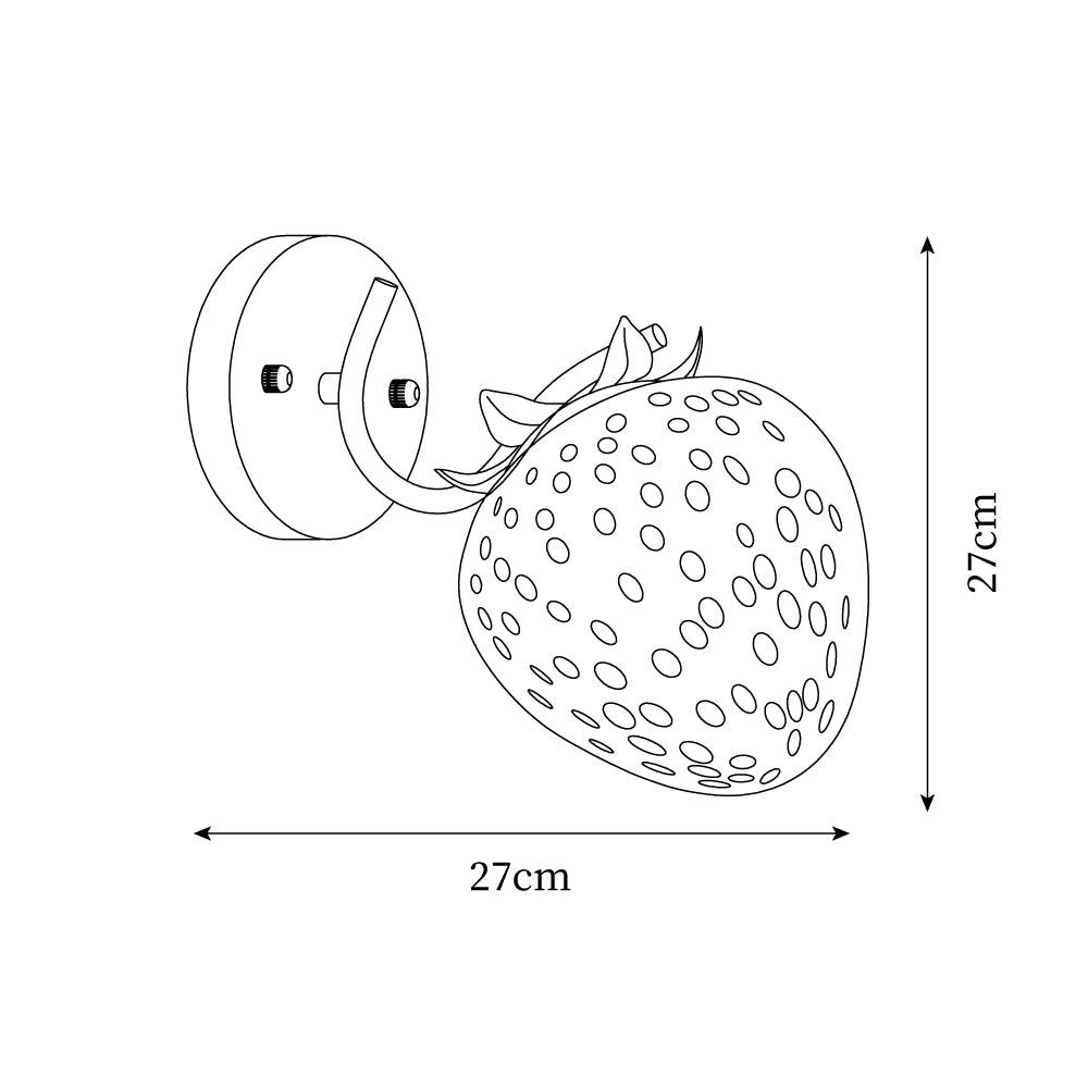 Strawberry Wall Lamp