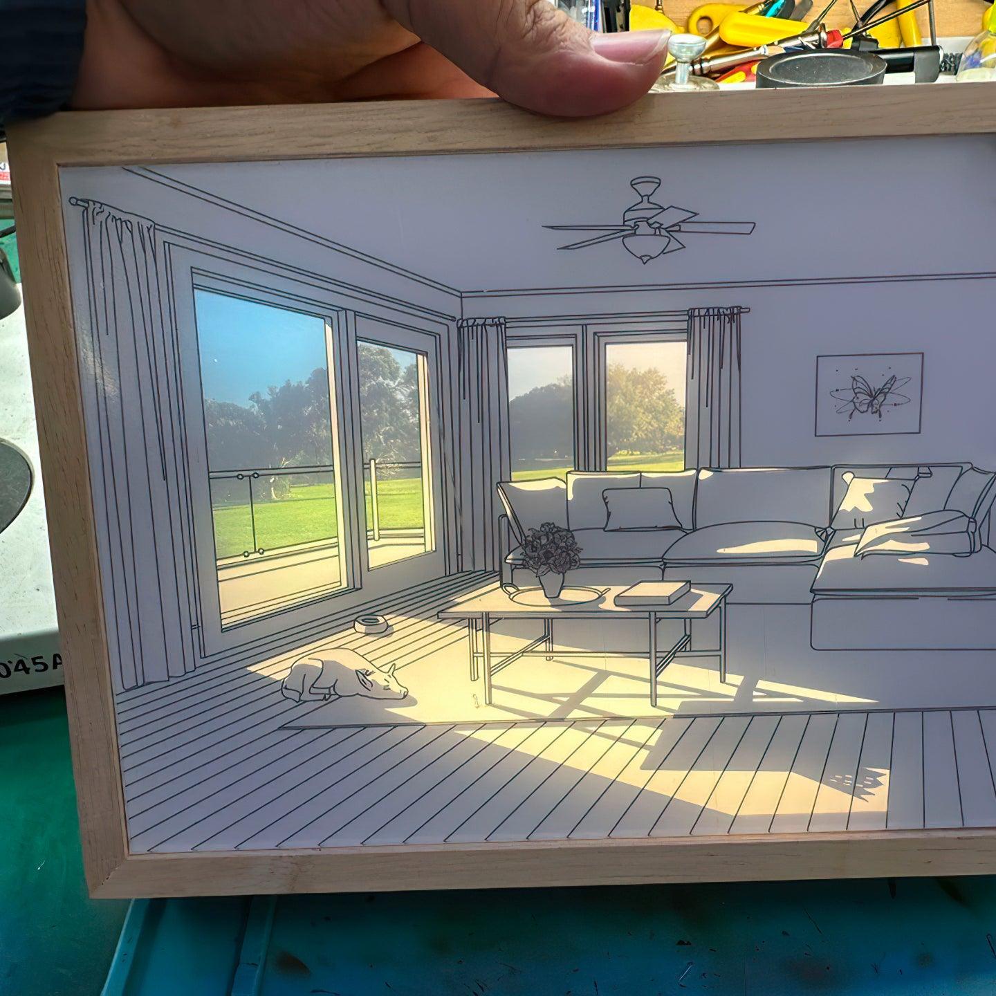 Sun Art Lighting Painting