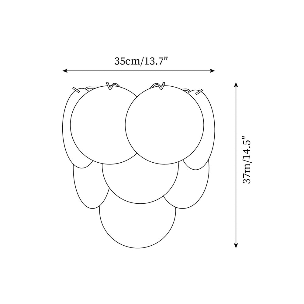 Talia Glass Wall Lamp