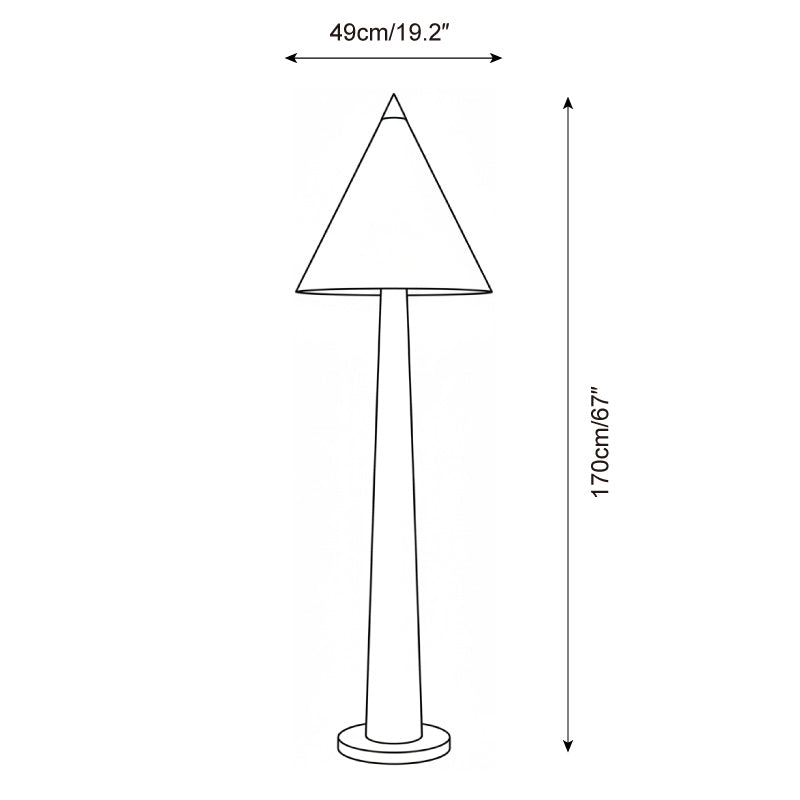 Taper Crest Floor Lamp