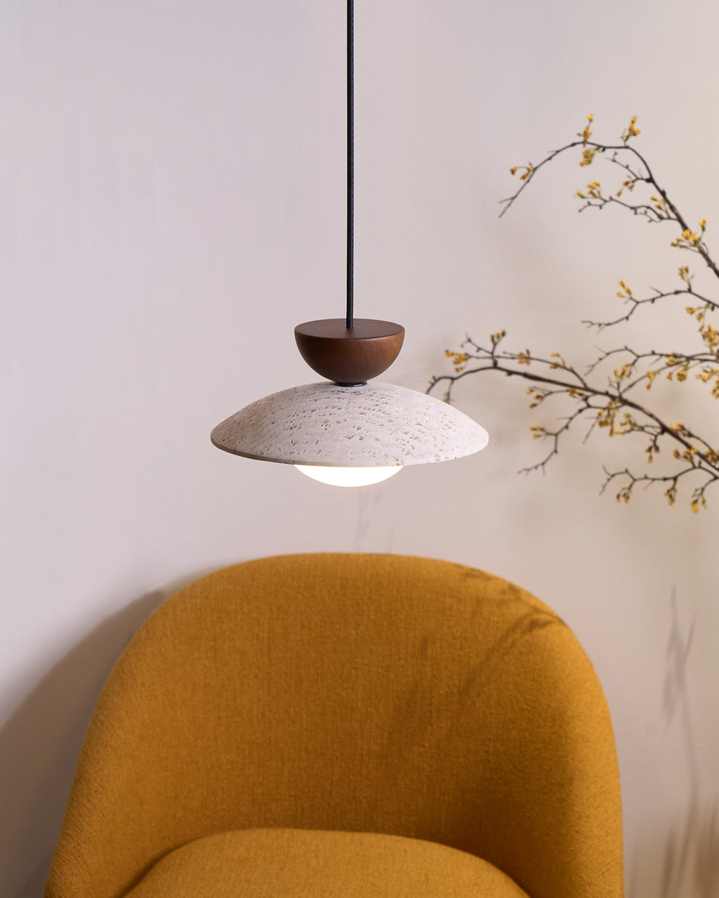 Tia Travertine Pendant Lamp