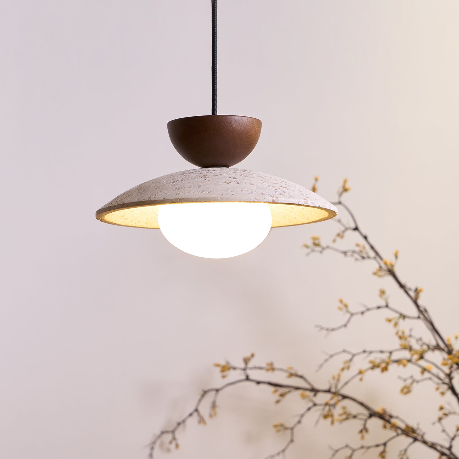 Tia Travertine Pendant Lamp