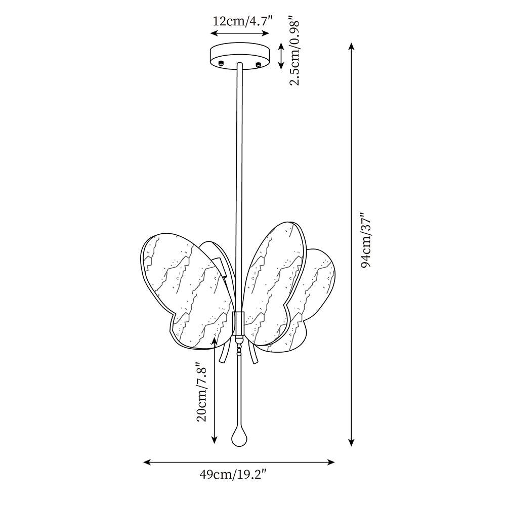Tiffany Butterfly Pendant Lamp