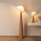 Tilt Hat Wooden Floor Lamp