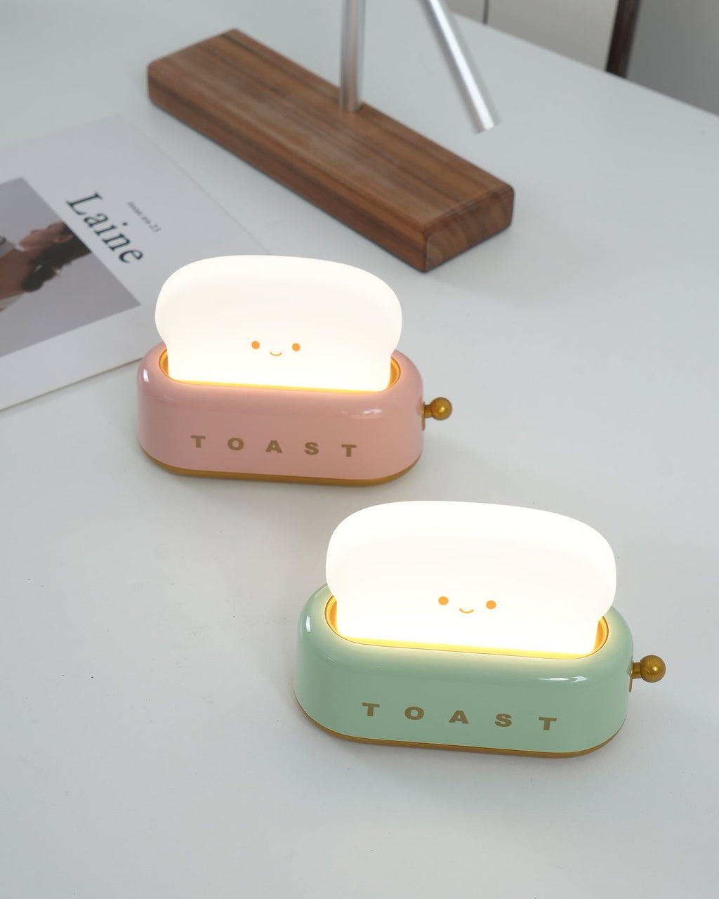 Toaster Table Lamp (built-in battery)