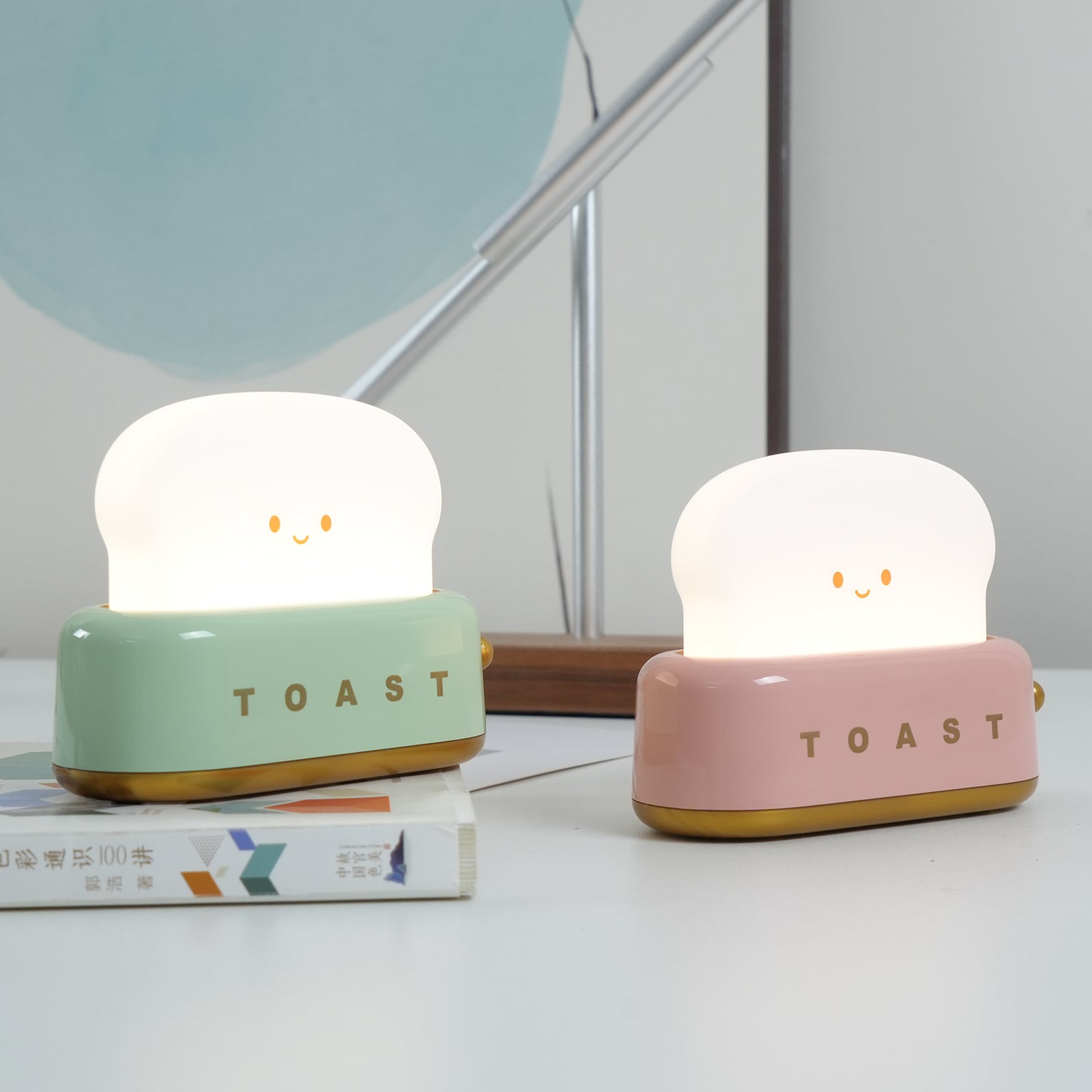Toaster Table Lamp (built-in battery)