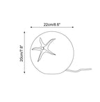 Tomato Resin Table Lamp