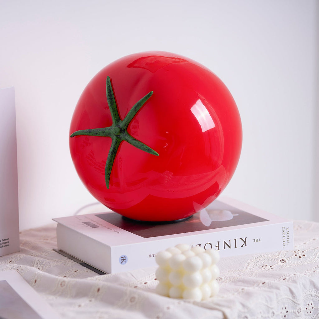 Tomato Glass Table Lamp