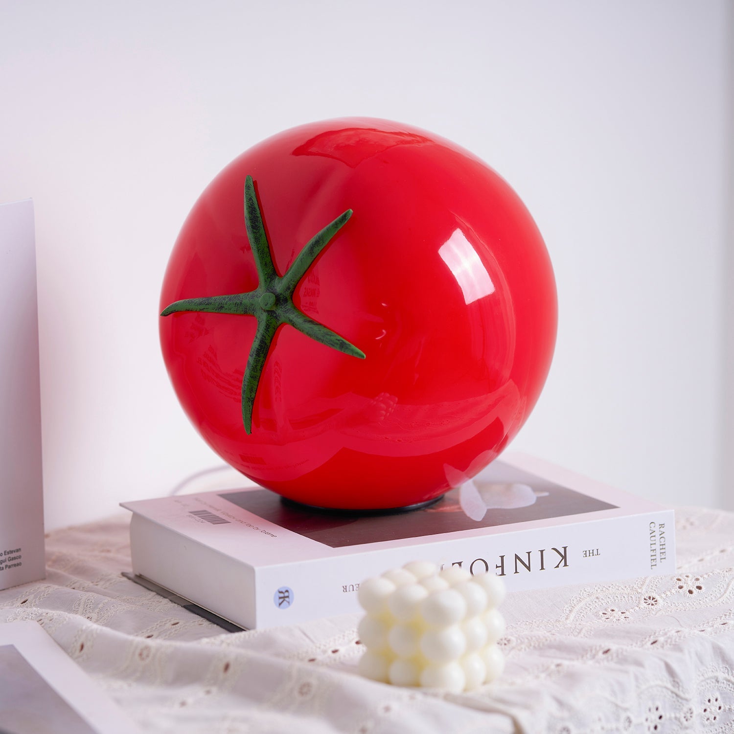 Tomato Glass Table Lamp
