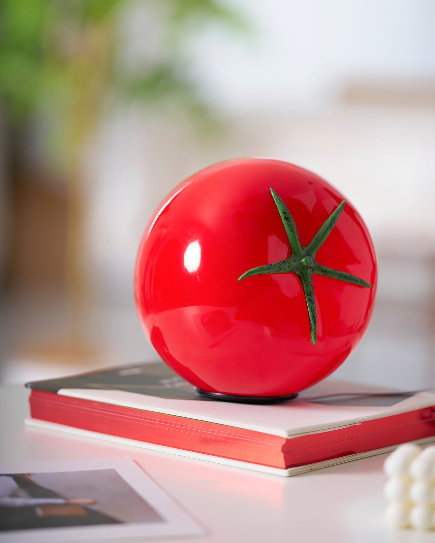 Tomato Glass Table Lamp