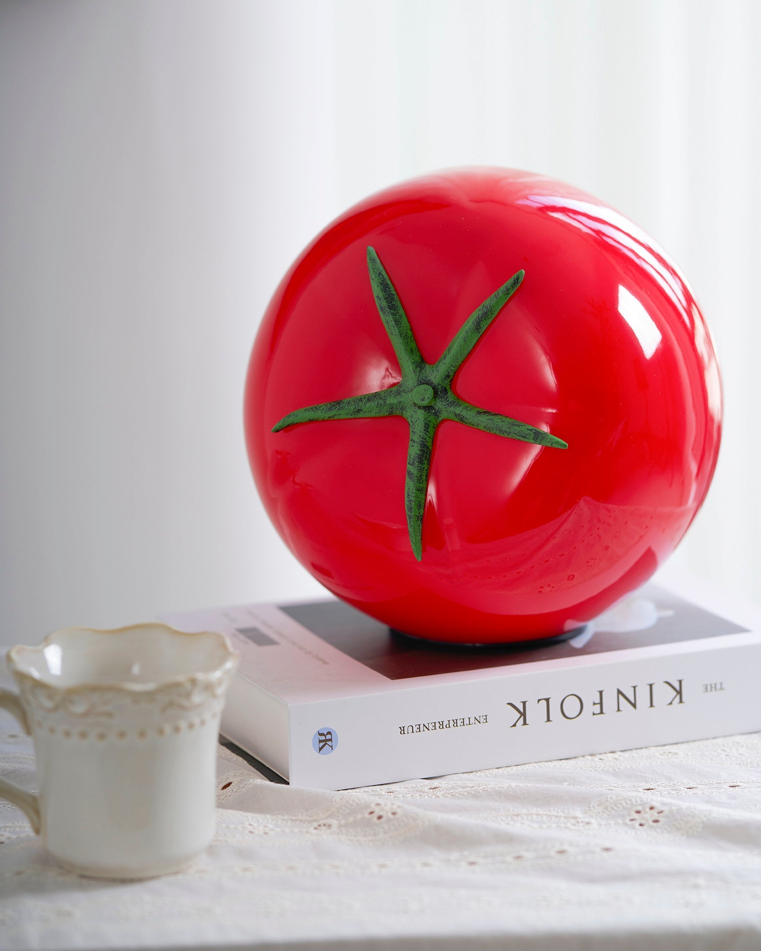 Tomato Glass Table Lamp