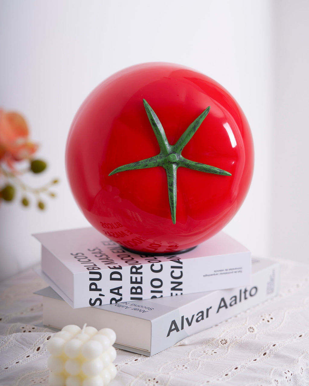 Tomato Glass Table Lamp