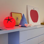 Tomato Resin Table Lamp