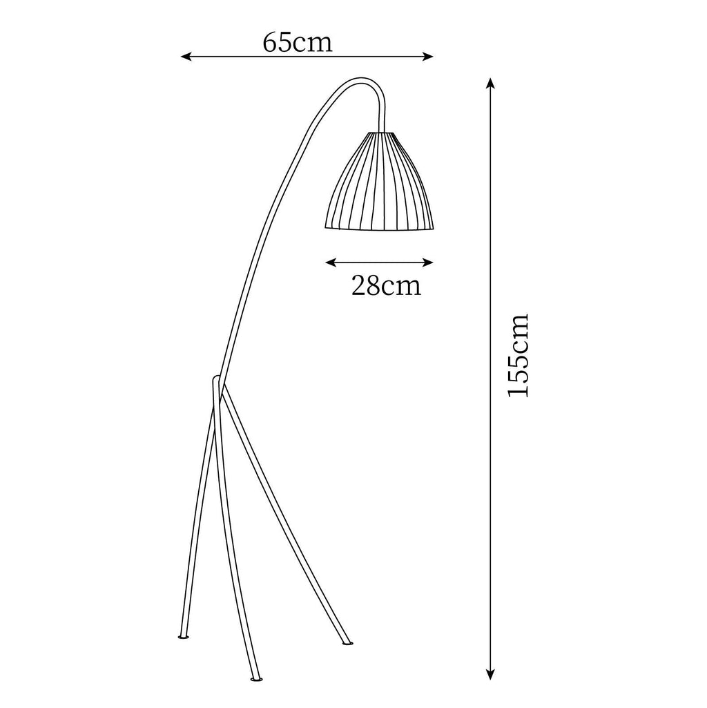 Tove Pleated Floor Lamp