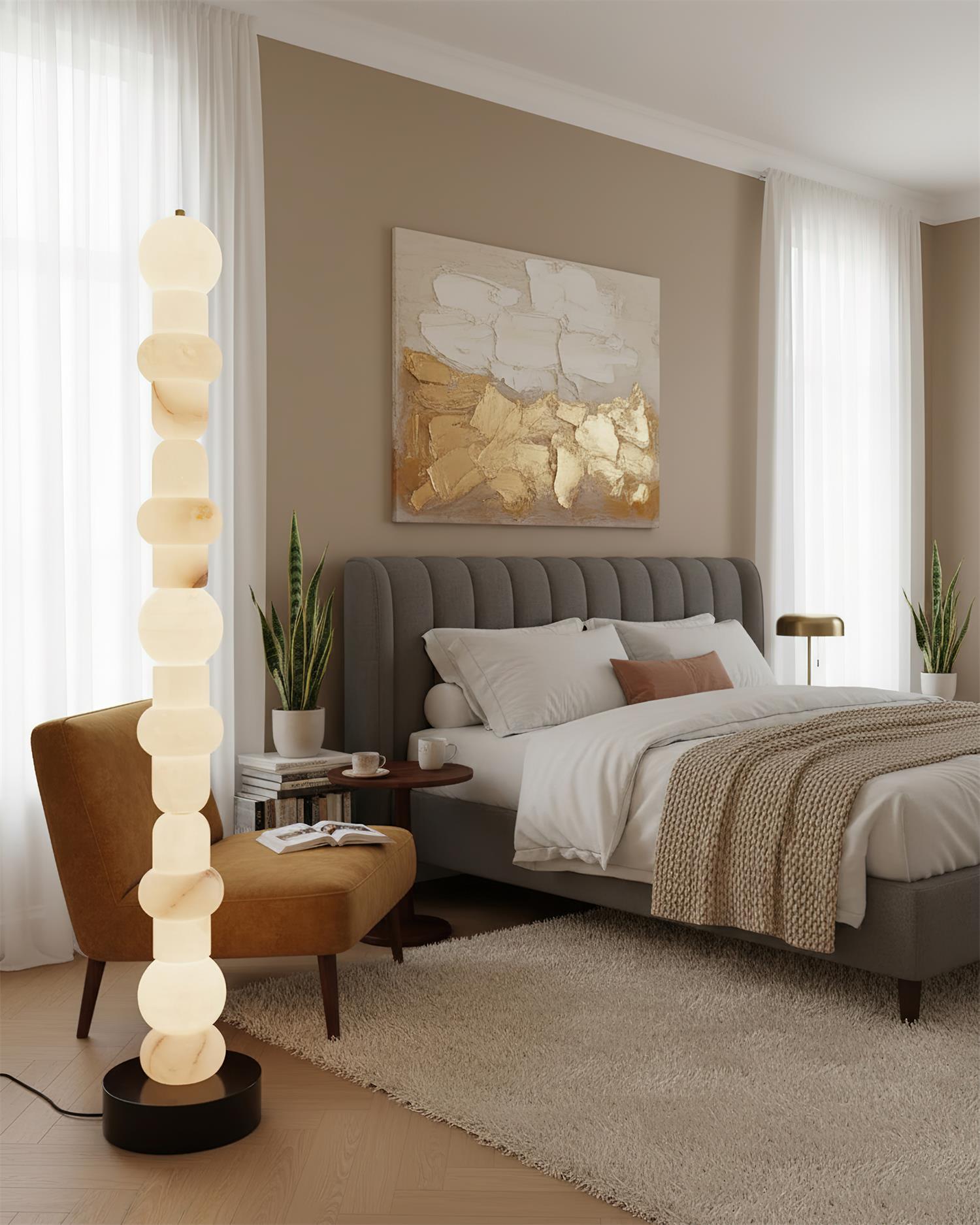 Tribeca Alabaster Floor Lamp