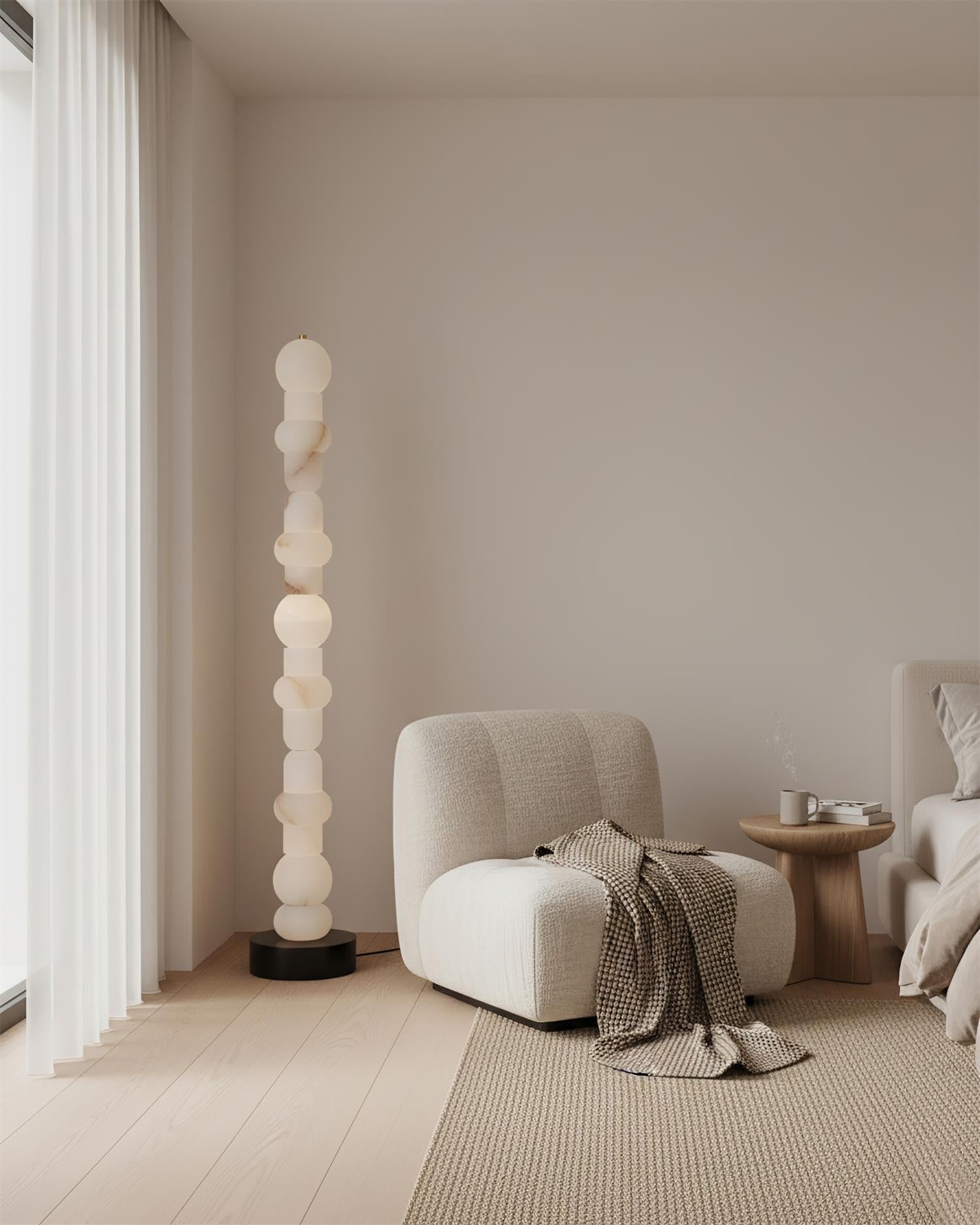 Tribeca Alabaster Floor Lamp