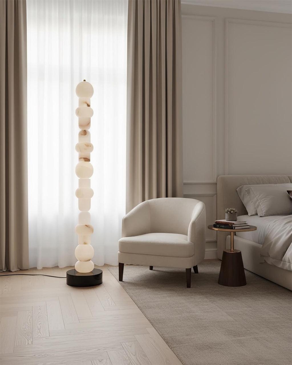 Tribeca Alabaster Floor Lamp