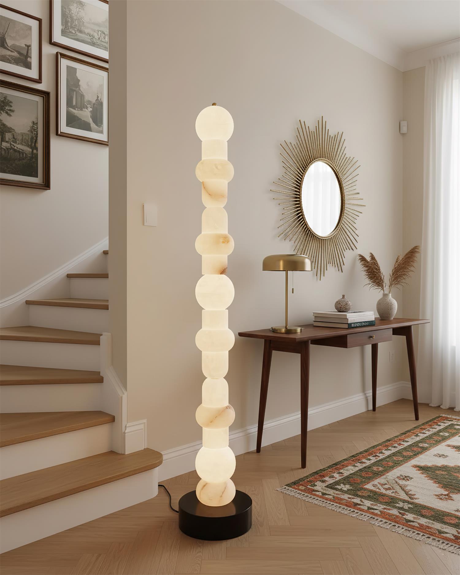 Tribeca Alabaster Floor Lamp