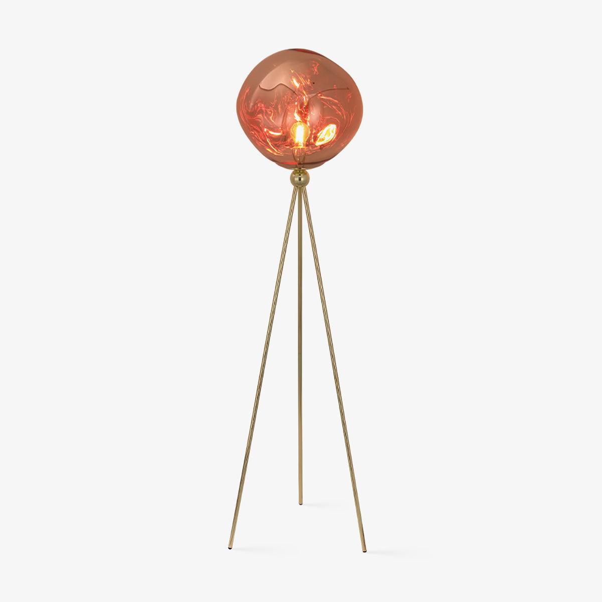 Tripod Rock Lava Floor Lamp