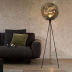 Tripod Rock Lava Floor Lamp
