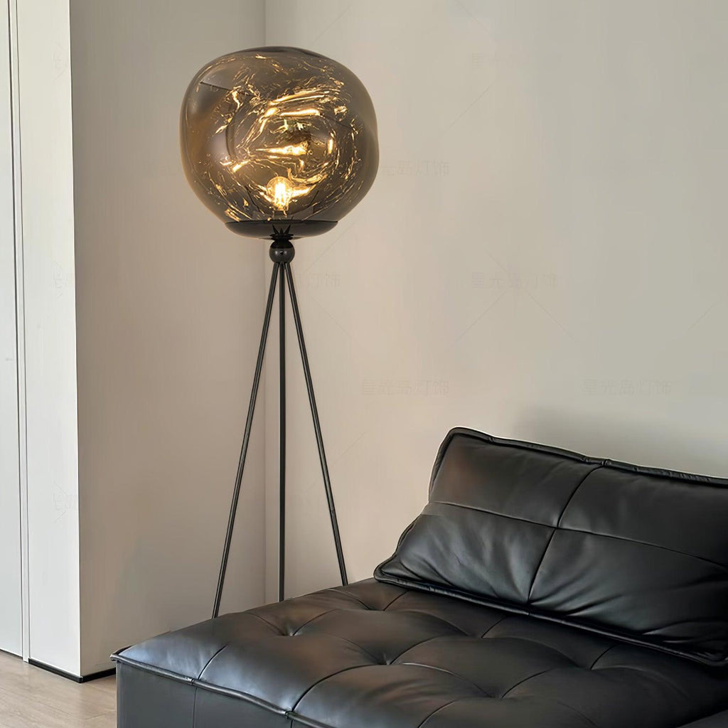 Tripod Rock Lava Floor Lamp
