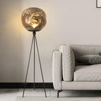 Tripod Rock Lava Floor Lamp