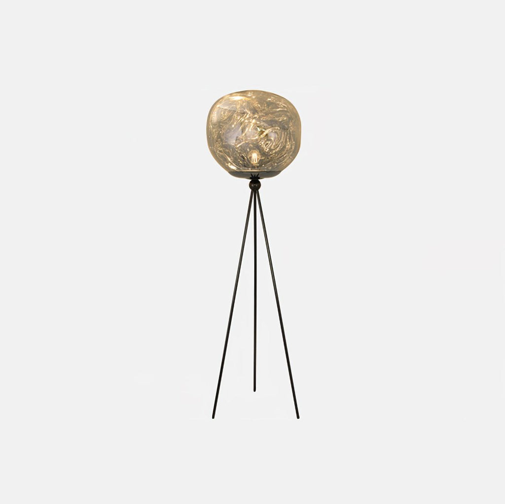 Tripod Rock Lava Floor Lamp