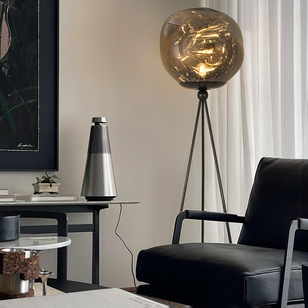 Tripod Rock Lava Floor Lamp