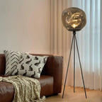 Tripod Rock Lava Floor Lamp