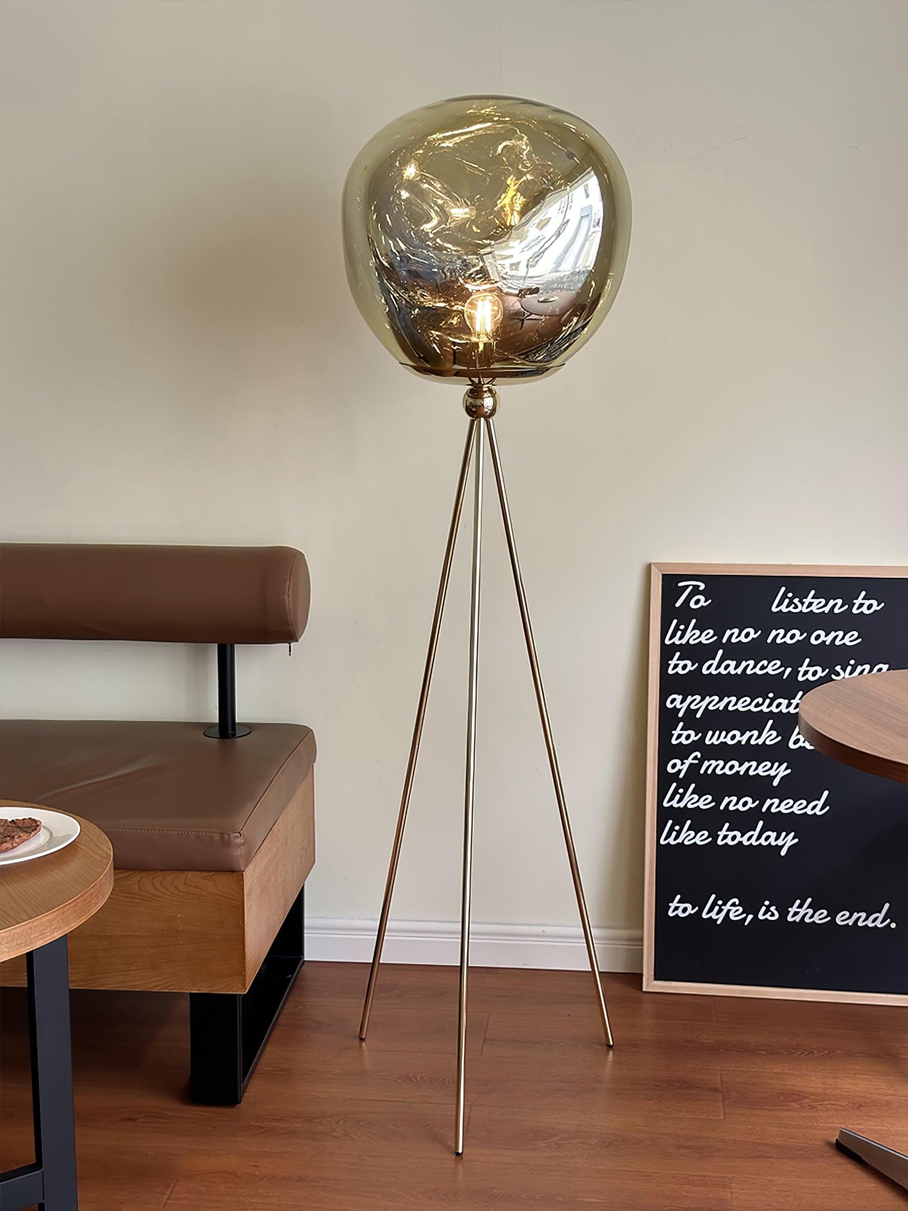 Tripod Rock Lava Floor Lamp