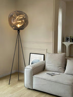 Tripod Rock Lava Floor Lamp