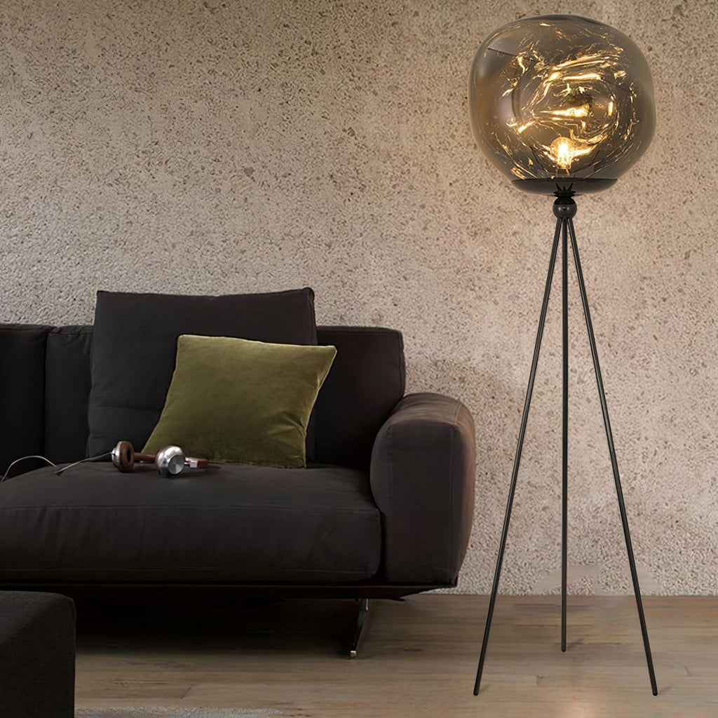 Tripod Rock Lava Floor Lamp