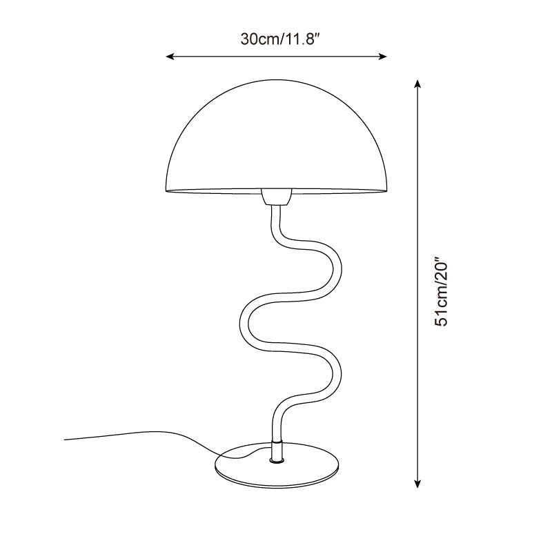 Tuija Twist Table Lamp