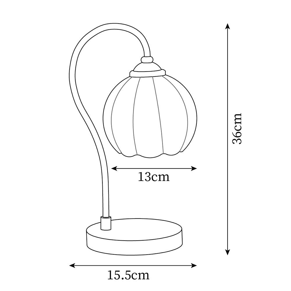 Tulip Shaped Table Lamp