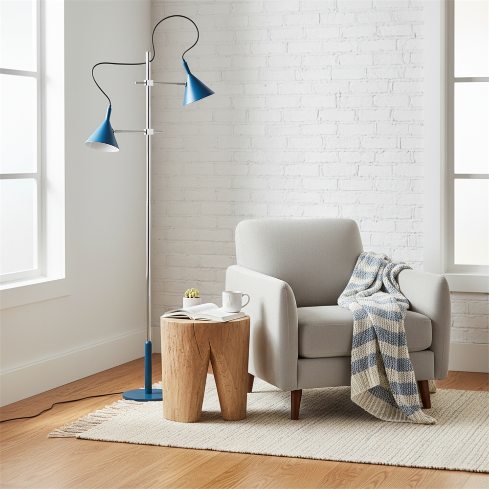 Twin Cone Floor Lamp