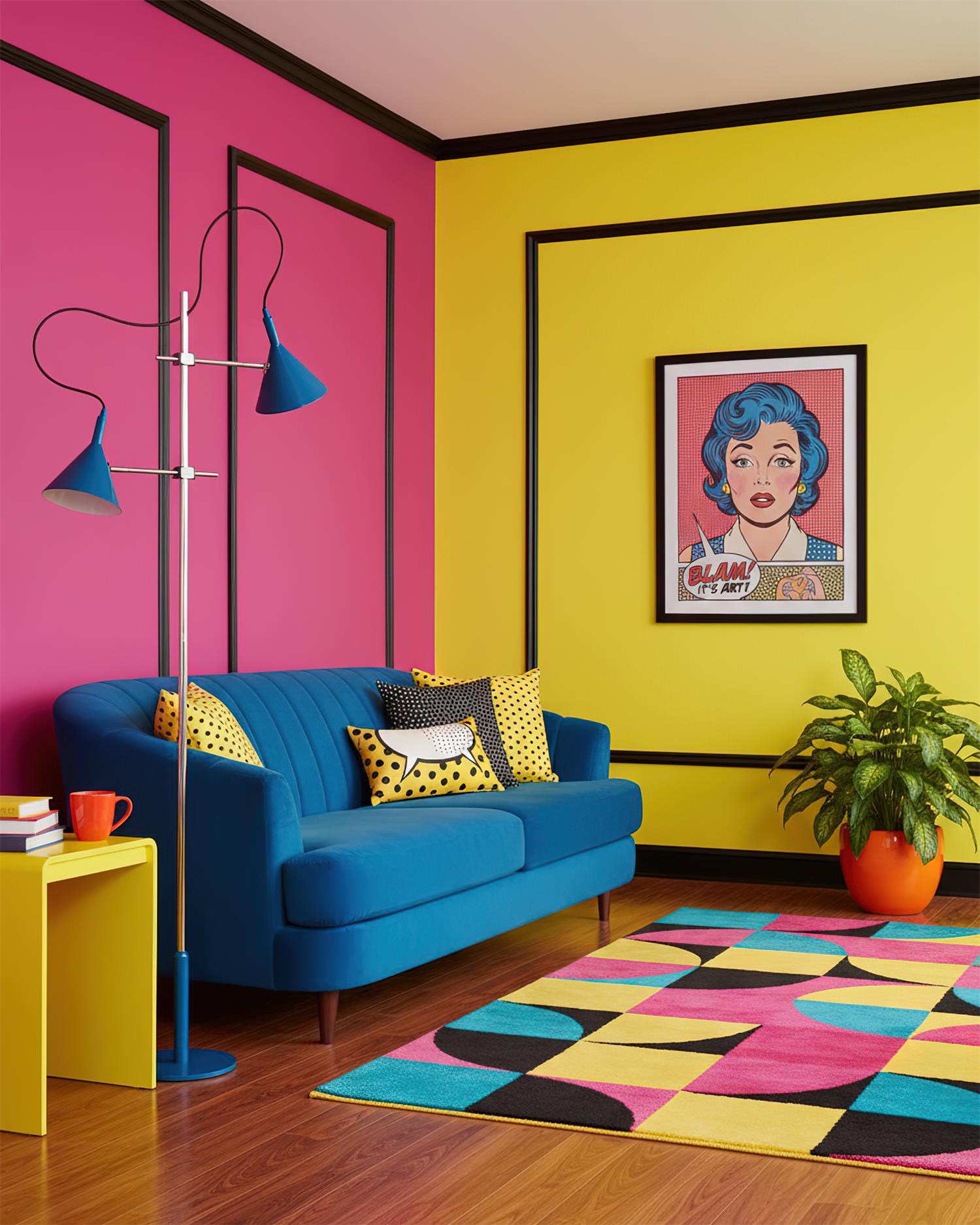 Twin Cone Floor Lamp